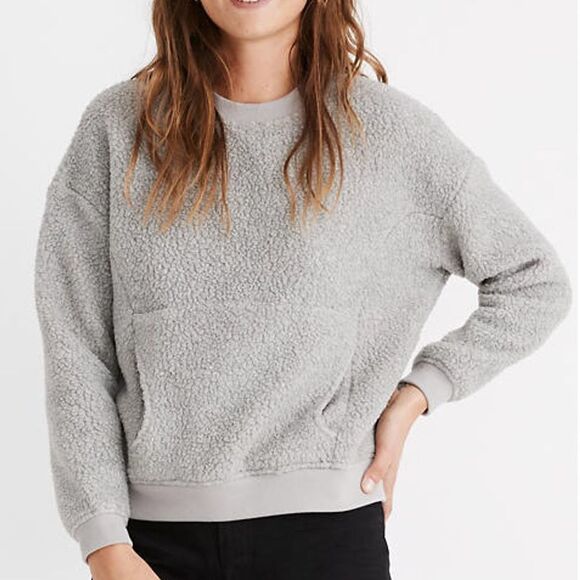 NWT Madewell Large CLUB SWEATSHIRT POLAR - Picture 3 of 8